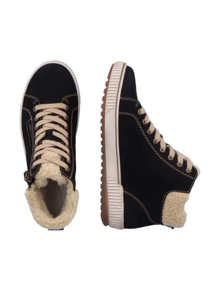 Remonte Maditta Faux Shearling Trim Sneaker - Image 7