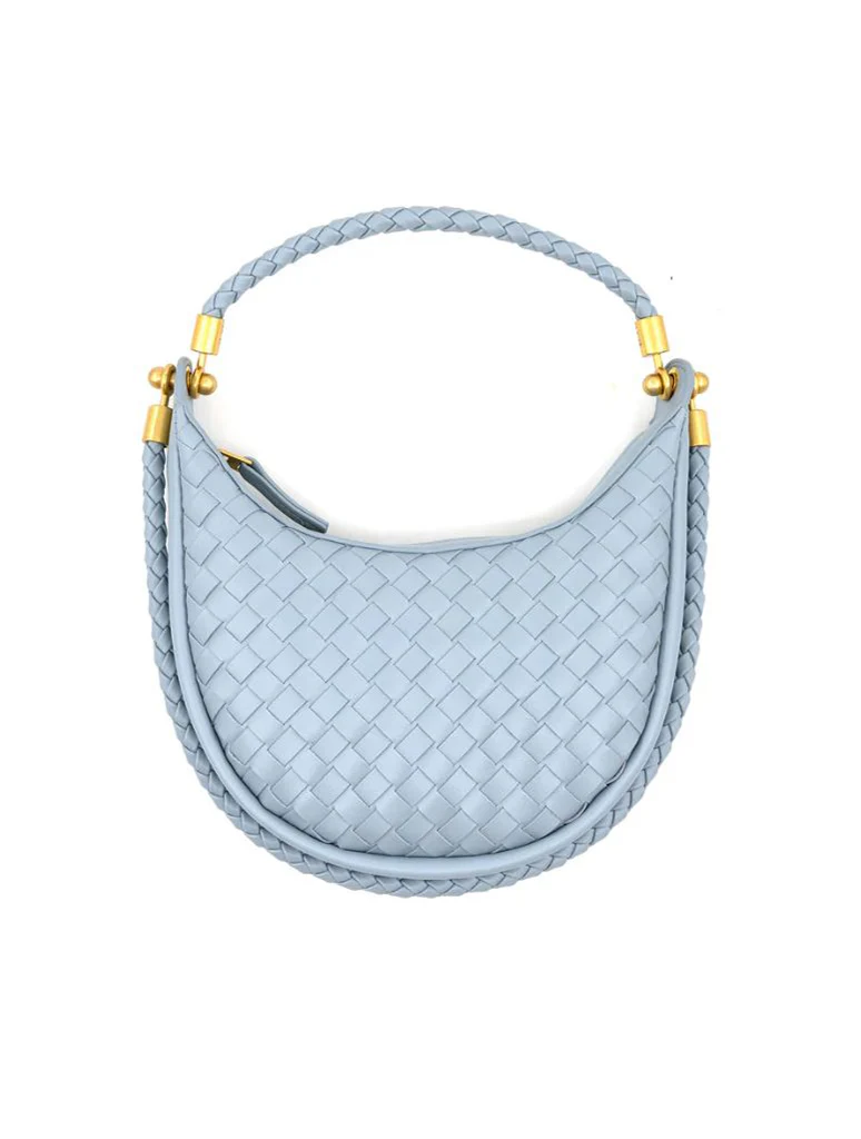 Small Woven Hobo Bag - Image 6