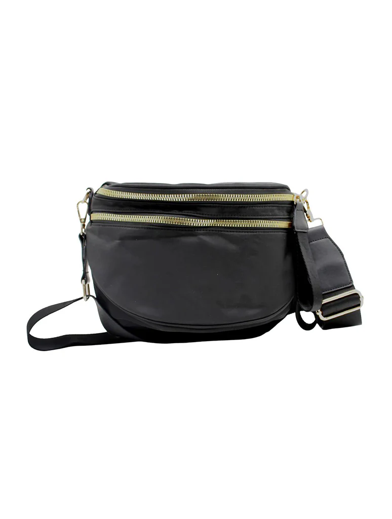 Solid Crossbody Bag - Image 2