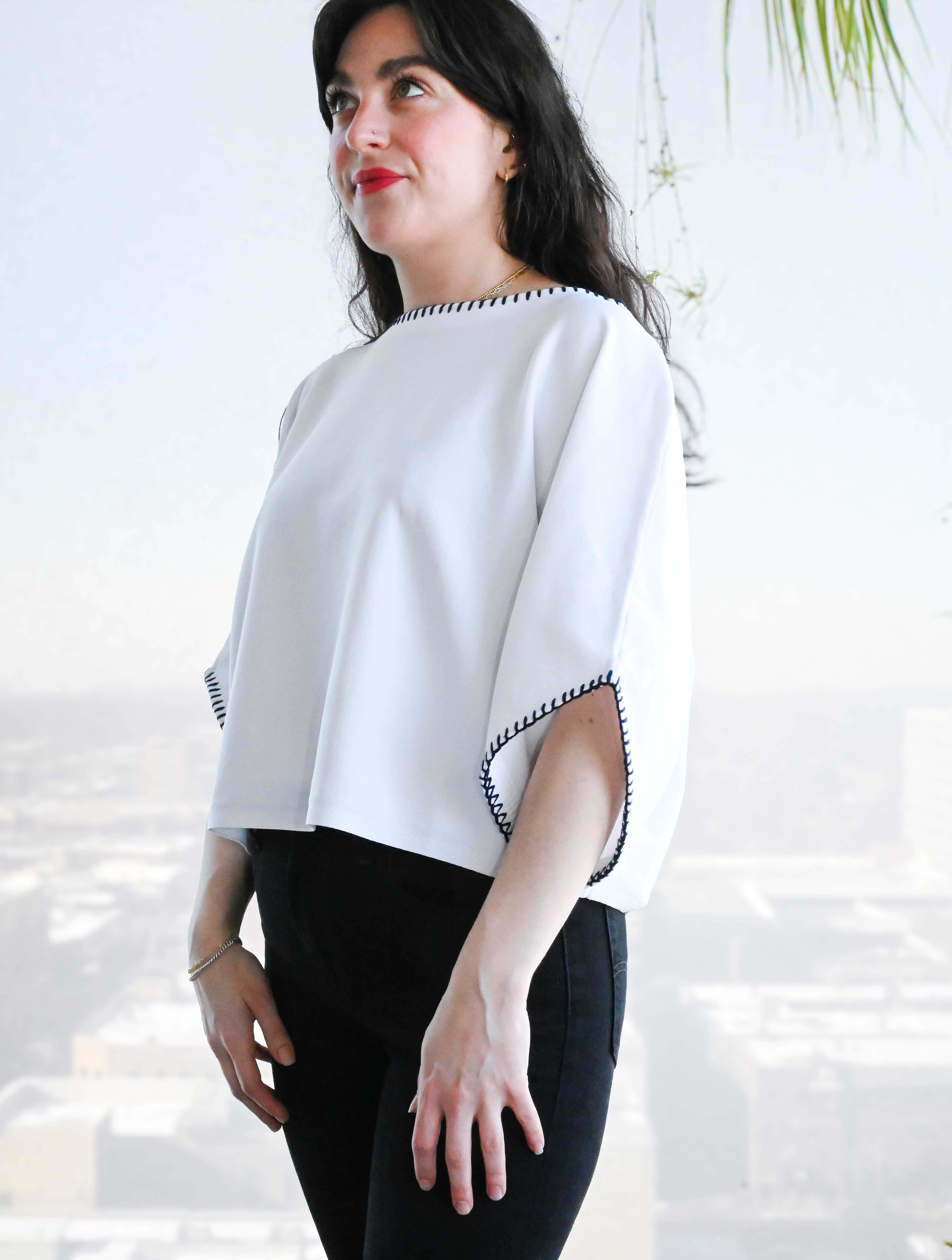 Solid Oversized Top - Image 3