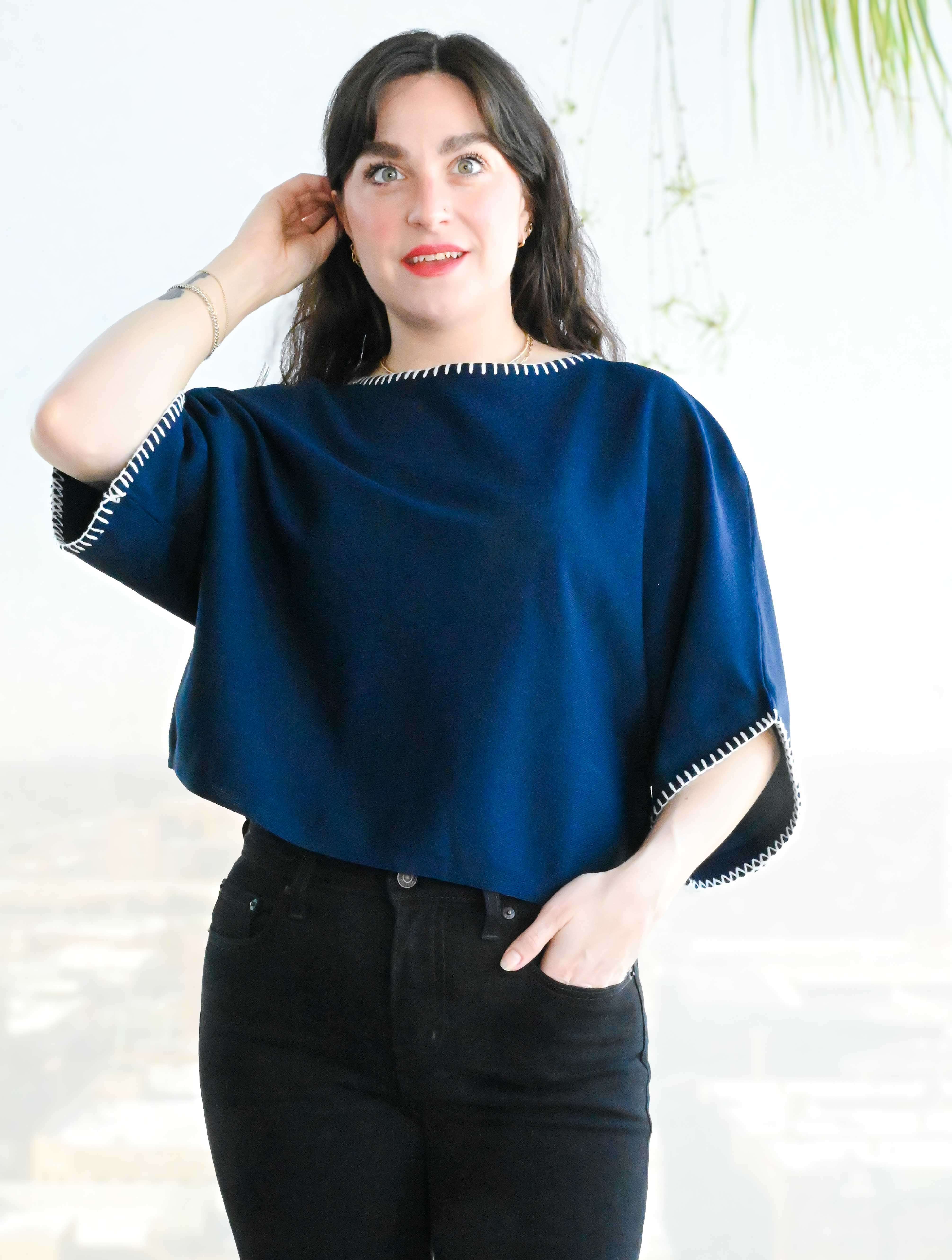 Solid Oversized Top - Image 4