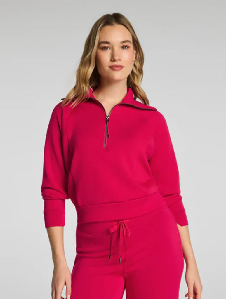 SPANX AirEssentials Half Zip Sweatshirt - Image 17