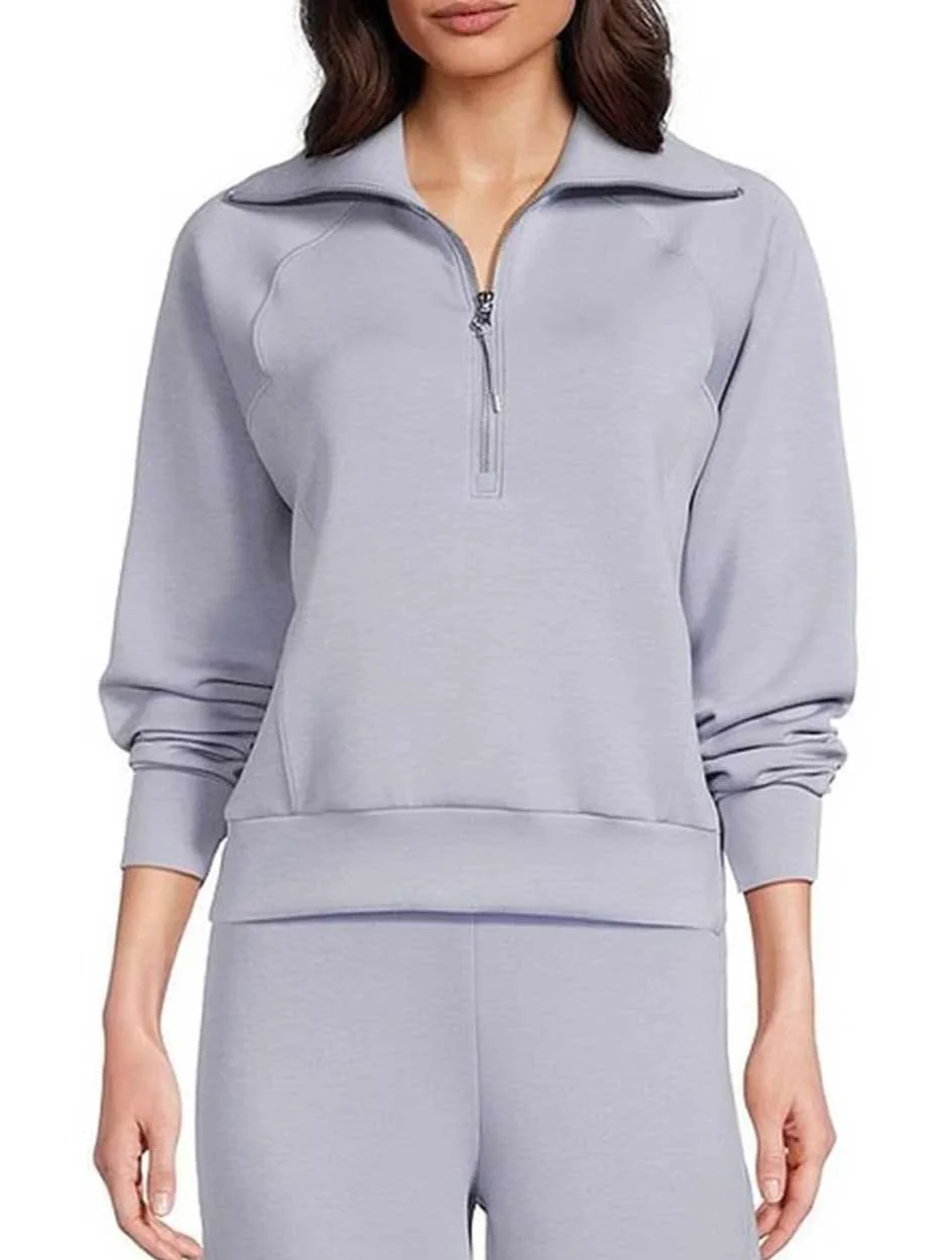 SPANX AirEssentials Half Zip Sweatshirt - Image 8