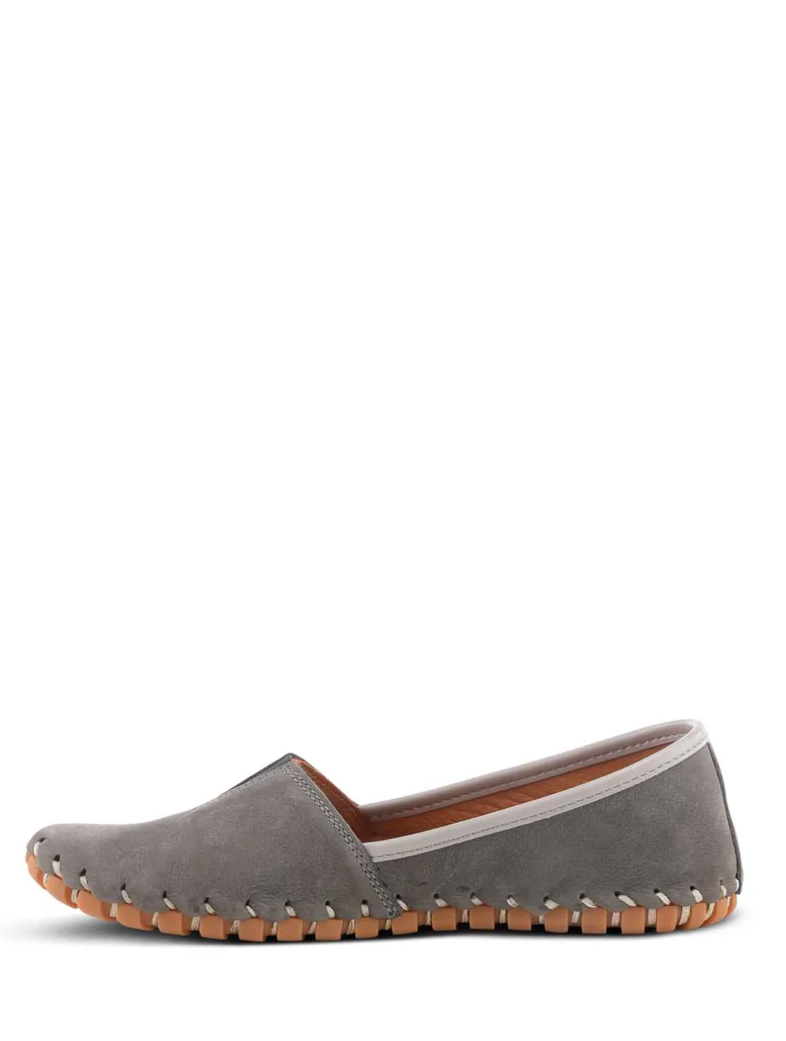 Spring Step Kathaleta Slip On in Grey Suede - Image 2