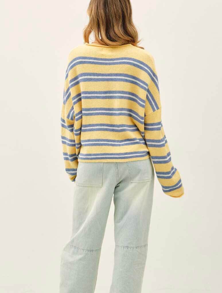 Varsity Stripe Piper Cardigan - Image 3