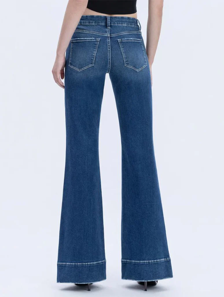 Vervet High Rise Easy Flare Jeans - Image 3