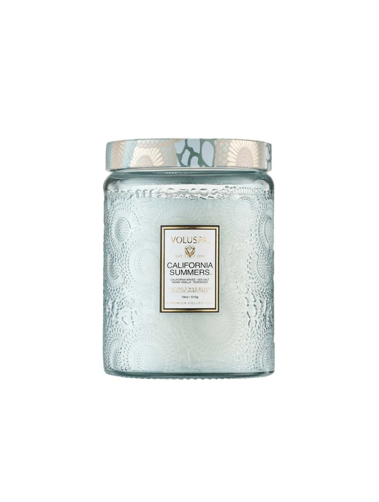 Voluspa Large Glass Jar Candle - Image 2