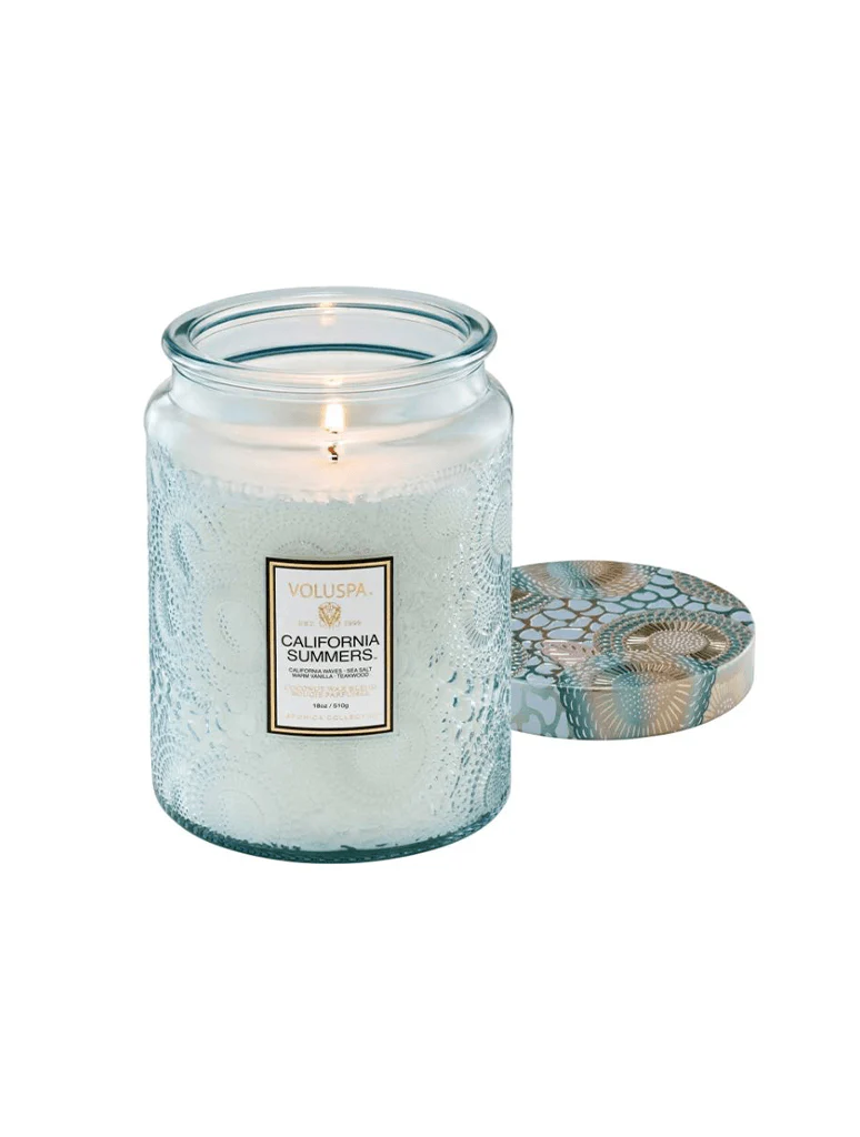 Voluspa Large Glass Jar Candle - Image 3