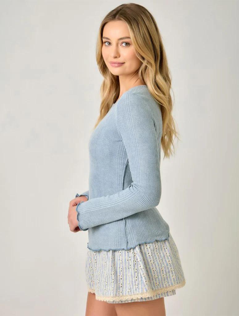 Washed Thermal Essential Top - Image 5