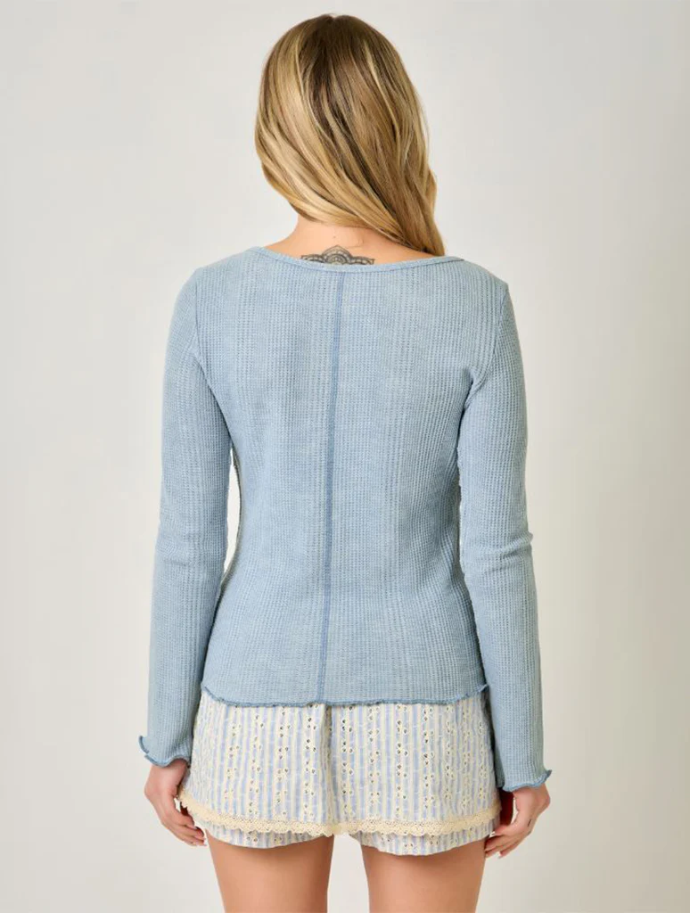 Washed Thermal Essential Top - Image 6