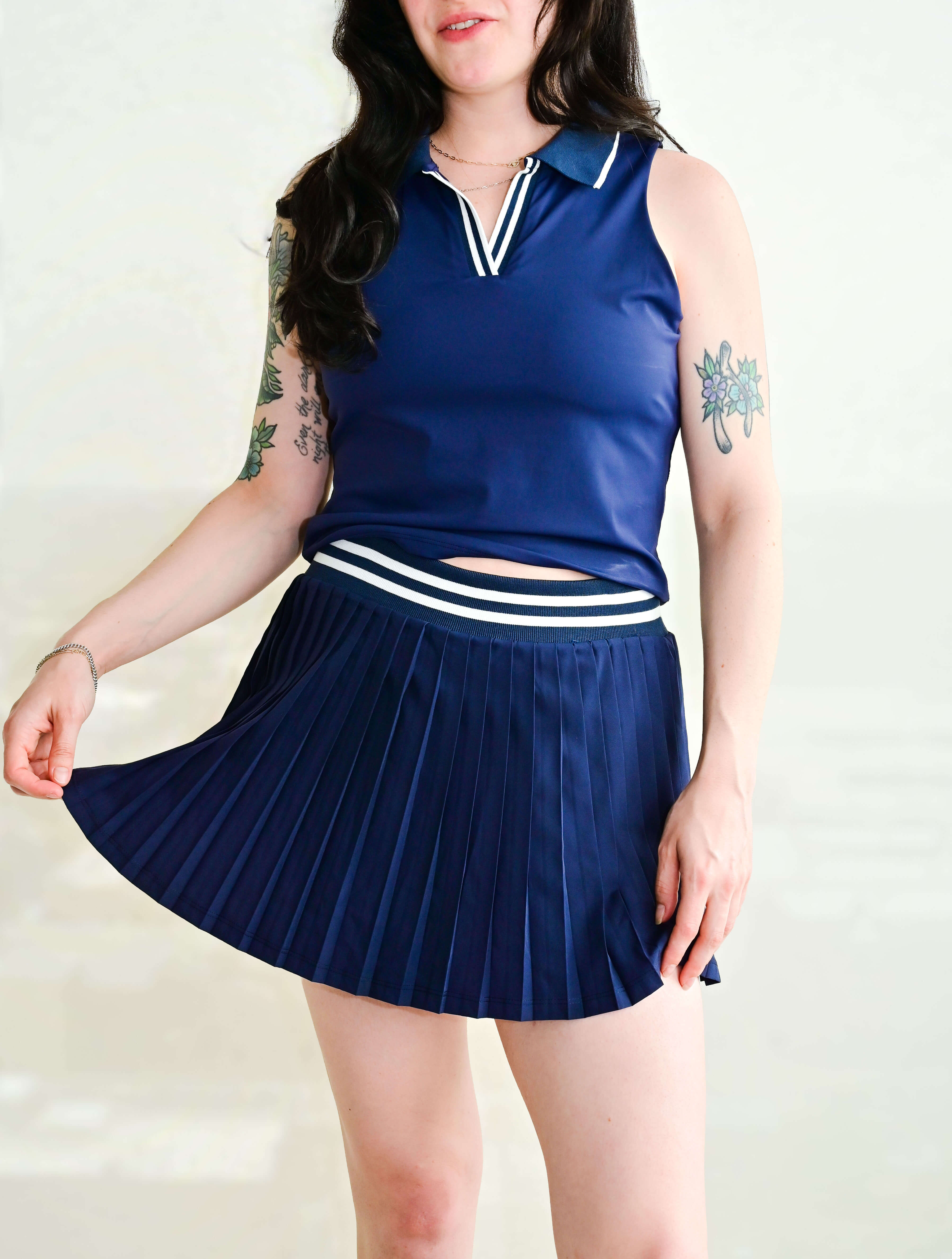 Yura Second Skin Pleated Skort - Image 2